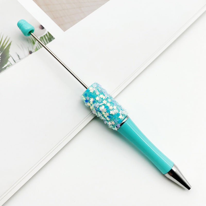 Wholesale DIY Little Star Bead Pen Colorful Sparkling Sequin Ballpoint Pen